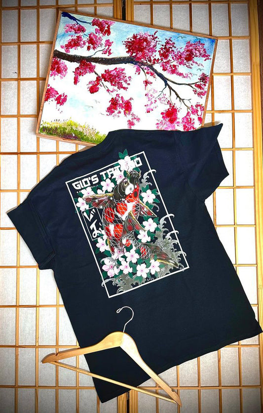 GIO TATTOO Koi Fish T-Shirt